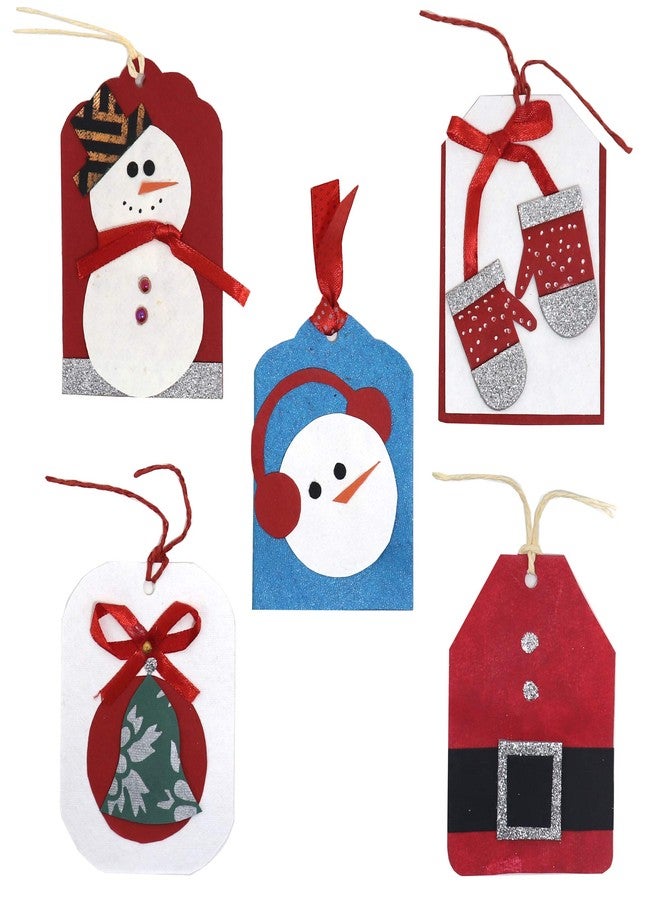 SURPRISE SOMEONE Christmas Theme Hand Made Gift Tags (Set of 10)- Size 3”x4” - Image 2